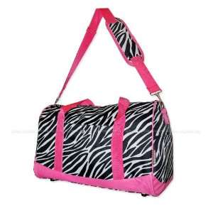   Zebra Duffle Bag Shoulder Tote Bag 18   Dance, Cheer, School, Travel