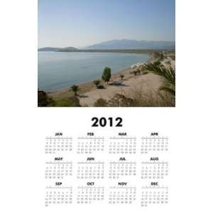 Greece   Peloponnes Beach 2012 One Page Wall Calendar 