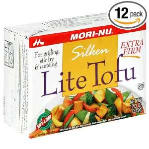Mori Nu Lite Tofu, Silken, 12.3 Ounce Grocery & Gourmet Food