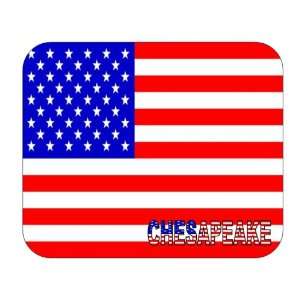  US Flag   Chesapeake, Virginia (VA) Mouse Pad Everything 