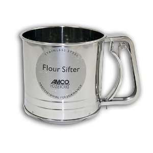  Flour Sifter, 5 Cup Capacity, S/S