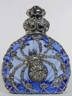 New Czech Spider Blue Perfume Oil Holy Water Bottle Holder  