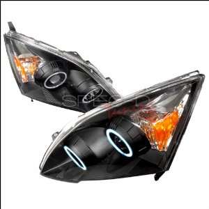 Honda Crv 2007 2008 CCFL LED Halo Projector Headlights   Black