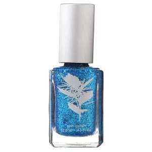 Nail Polish #651 Blue Bell (Bright Glittery Blue) Natural By Priti