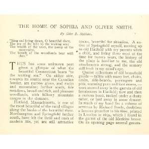 1898 Sophia and Oliver Smith Hatfield Connecticut Congregational 