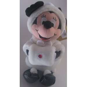  Disney Bean Bag Plush Minnie Mouse Jan. Birthstone 8 