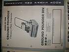   GP7000 GROUND POUNDER VIBRATING PLATE COMPACTOR SERVICE PARTS MANUAL