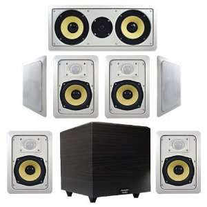   ) HD In Wall Speaker System w/600W 15 Powered Subwoofer Electronics