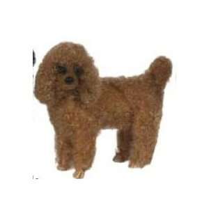  Standing Chocolate Brown Poodle
