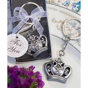  Royal Favor Collection crown design key ring favors 