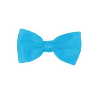 Solid Color Mens Bowtie by Jacob Alexander   Turquoise Blue by Jacob 