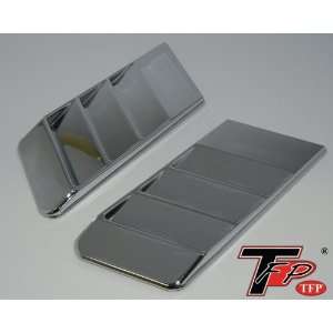  Chrome ABS Universal Hood Vent Insert Accent   Z28 Style 