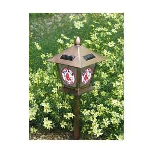  Boston Red Sox 20 Stained Glass Solar Lantern