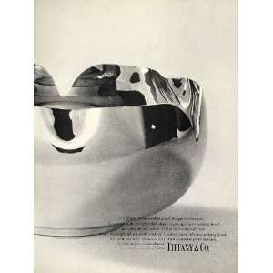  1971 Ad Tiffany Silver Chinese Pottery Bowl Nishimura 