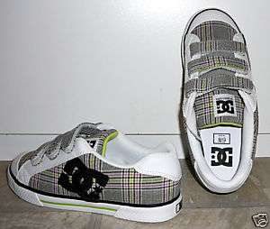DC Womens Shoes Sneakers CHELSEA V White Lime Skate 5  