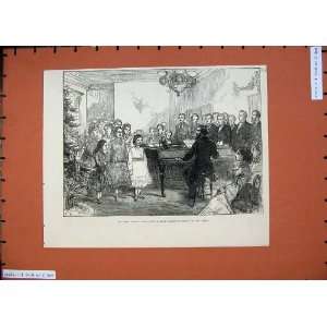  1874 Christmas Party Royal Normal College Music Blind 