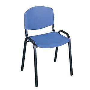  Stacking Chair, Blue Seat Color