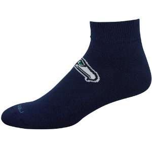  Reebok Seattle Seahawks Navy Blue Team Sun Ankle Socks 