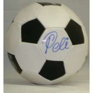  PELE Autographed Soccer Ball Brazil Grand Stand COA 