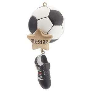  Personalized All Star Soccer Christmas Ornament