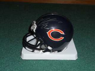 Matt Forte autographed Chicago Bears mini helmet B  