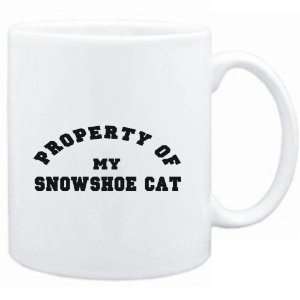 Mug White  PROPERTY OF MY Snowshoe  Cats  Sports 