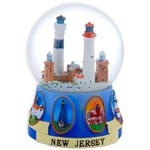   Blue, New Jersey Snow Globes, New Jersey Souvenirs