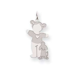  Sterling Silver Poddle Power Cuddle Charm Jewelry