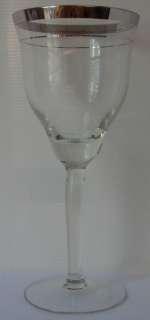 AVITRA PLATINUM 7 3/4 Water Goblet Stem (s) CRYSTAL  