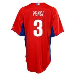   Phillies Authentic Hunter Pence Cool Base BP Jersey