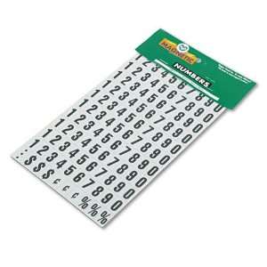  Magna Visual  Magnetic Board Numbers, 3/4 High Black on 
