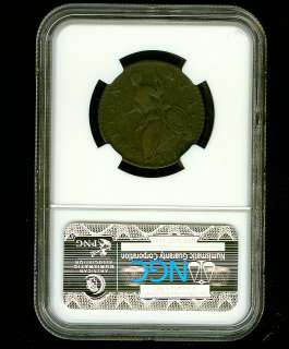 1787 Georgivs 1/2P Machins Mills NGC VF 20 Brown Colonian Coin 