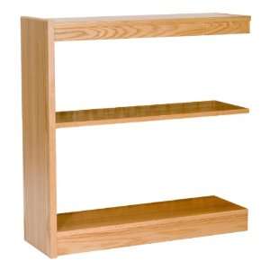  Mohawk Series Single Sided Wooden Book Shelving Adder Unit 
