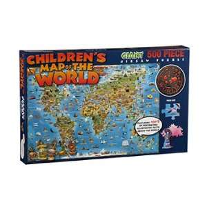  World Map Dinos Childrens