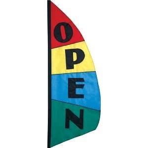  8.5 Ft. Open Circle Pattern Feather Banner