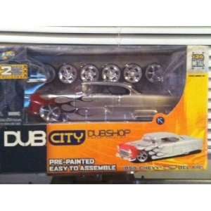  Dub City Old Skool 1955 Chevy Bel Air Silver with Black 