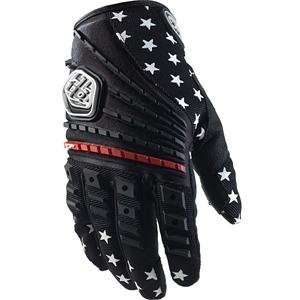  Troy Lee Designs GP Star Gloves   32/Black Perforated 