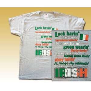  Ireland   Nationality Smack Talk T shirt (Large) Patio 