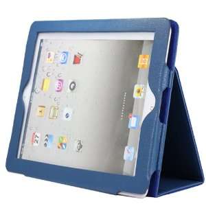 Classic Dual Station Leather Case Cover Stand for Apple iPad 2 with 