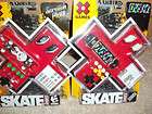 NEW 4 GAMES SKATEBOARD GIFT SETS LOT OF 2 WHEELS SKATEB