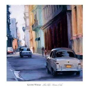  Slow Ride   Havana, Cuba   Poster by Keith Wicks (27 x 28 