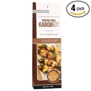 Urban Accents Teriyaki Grill Kabob Kit, 1 Ounce Packages (Pack of 4 
