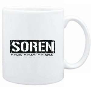  Mug White  Soren  THE MAN   THE MYTH   THE LEGEND  Male 