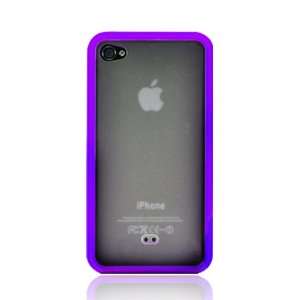 Bumper Case for iPhone 4 with Front and Back Screen Protector   Light 