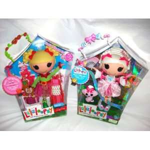 LALALOOPSY Holly Sleighbells (Exclusive Christmas Doll) & Suzette La 