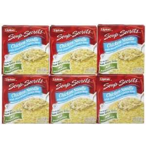 Lipton Soup Secrets Chicken Noodle w/ White Chicken, 4.2 oz, 2 ct, 6 