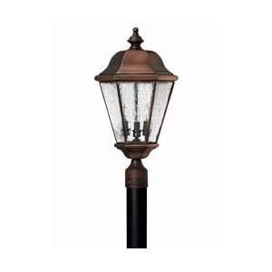 Hinkley Lighting Clifton Beach Antique Copper Outdoor Large Lamp Post 