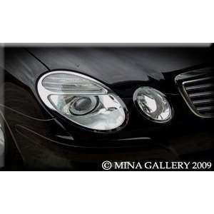  Mercedes CLK CLK350 CLK500 03  Chrome headlight trim 