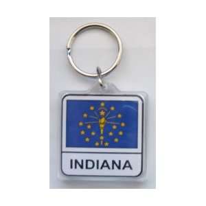  Indiana   Lucite Keyring Automotive