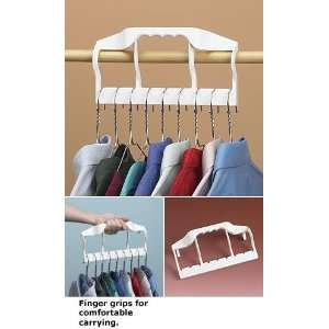  CLOSET HANGER CARRIER (HOLDS UP TO 9 HANGERS FOR EASY 
